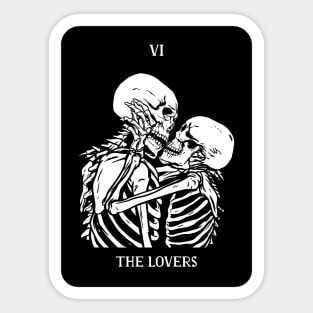 Tarot Card The Lovers Cosmic Magic - For Women or Witches Sticker